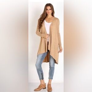 MINKPINK Tan Cardigan Sweater